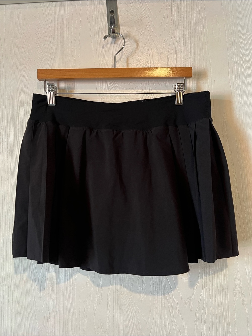Lululemon Side-Pleat High-Rise Tennis golf Skirt Black Women’s Size 10
